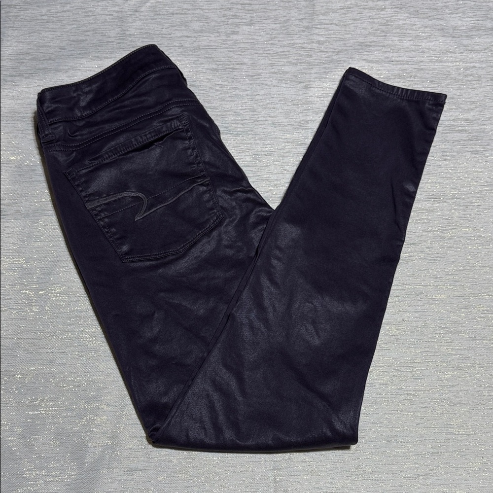 AMERICAN EAGLE Purple Skinny Jeans.